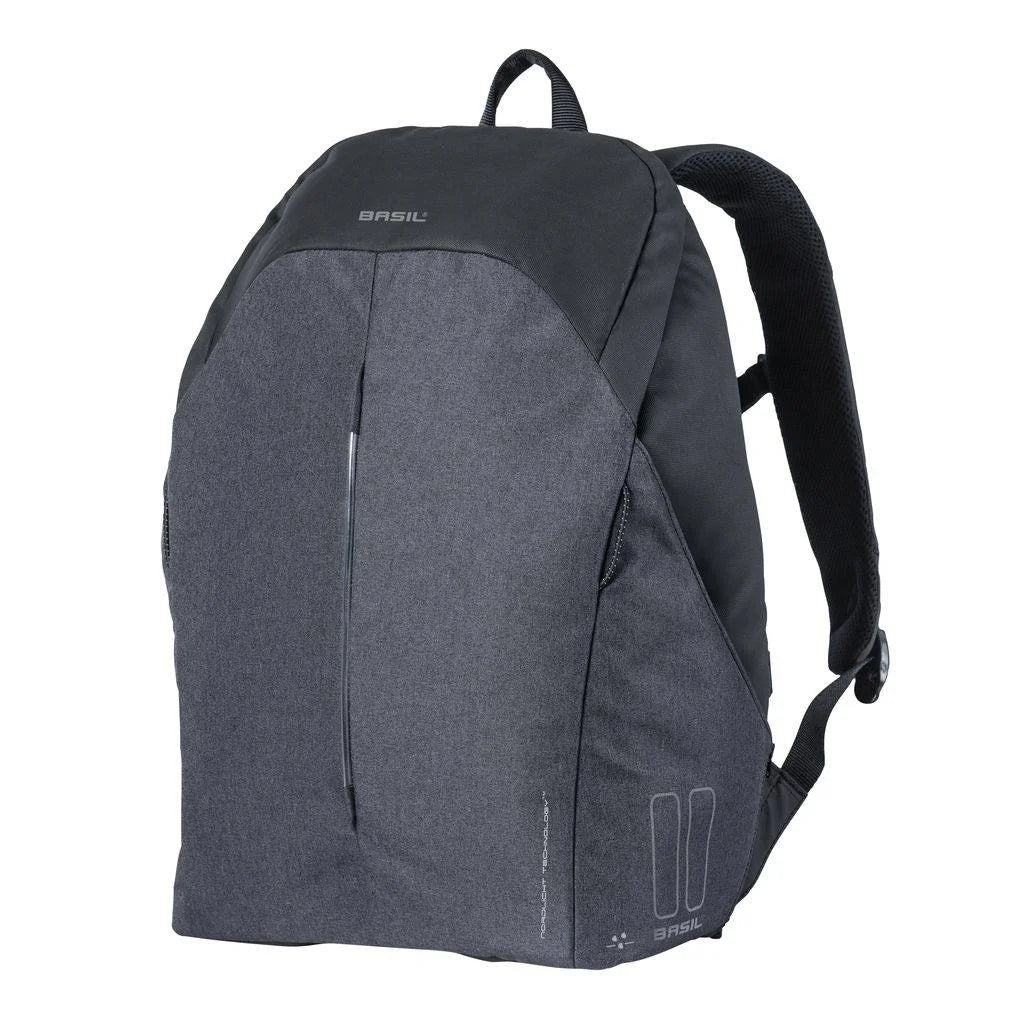 Fietsrugzak Basil B-Safe Backpack Nordlicht 18 liter - zwart