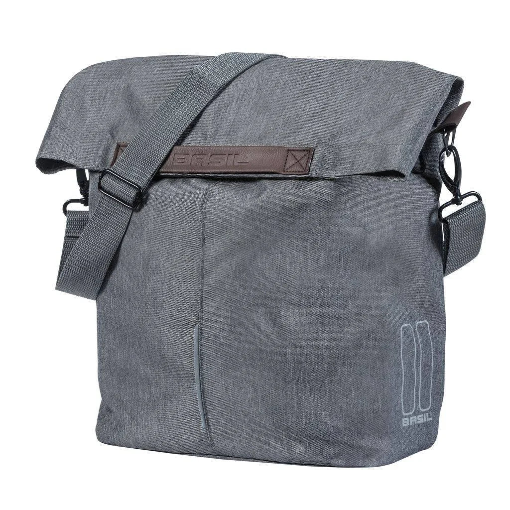 Basil City Shopper 14-16 Liter Bicycle Bag - Gray