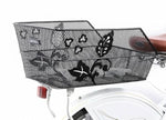 Bicycle basket Cento Flower - black