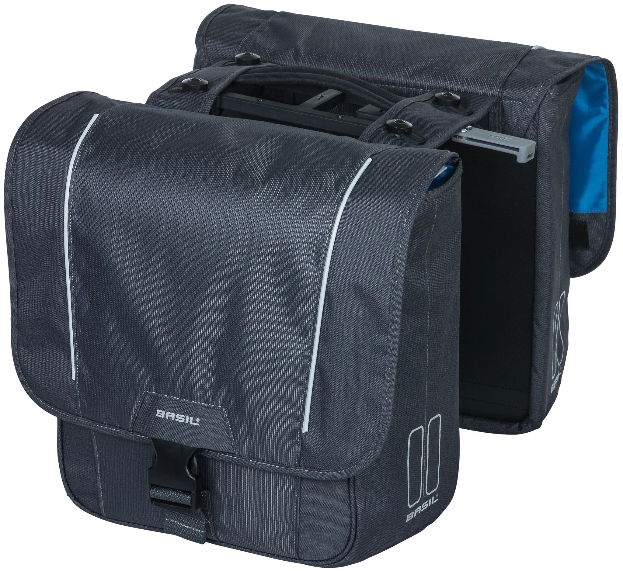 Dubbele fietstas Basil Sport Design MIK - 32 Liter - Graphite