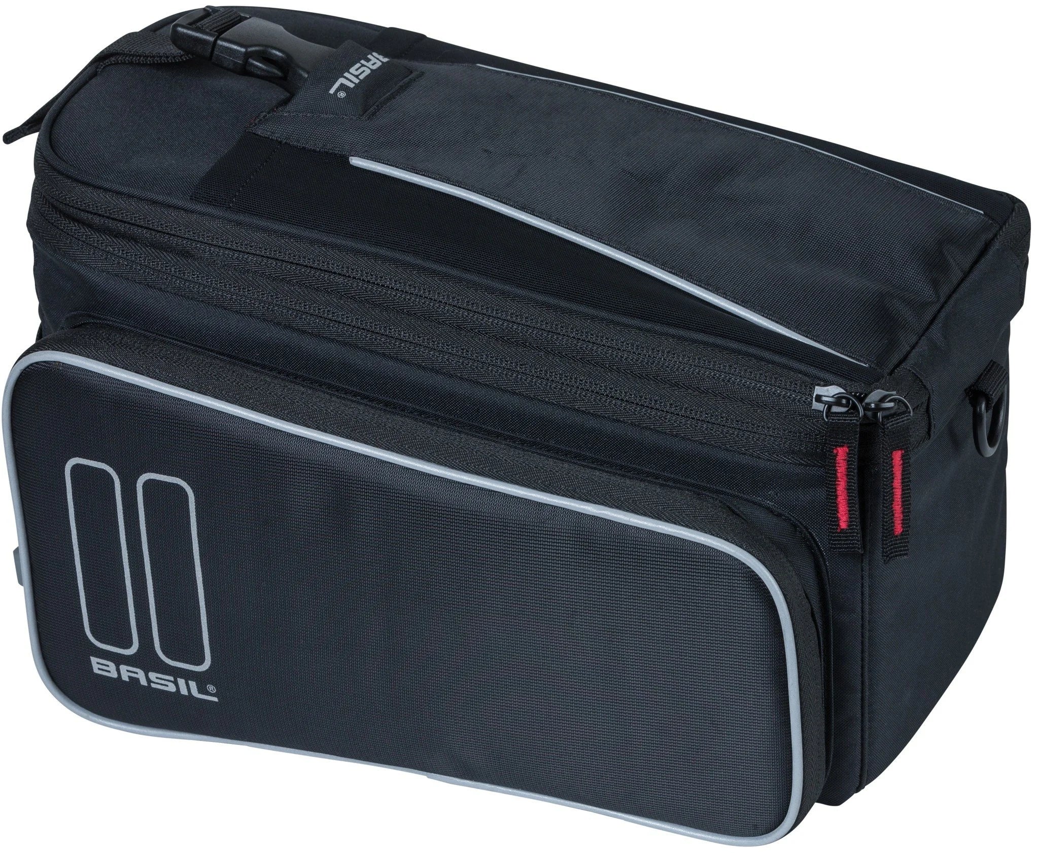 Basil Sport Design Trunkbag MIK 7 to 15 Liter Luggage Carrier Bag - Black