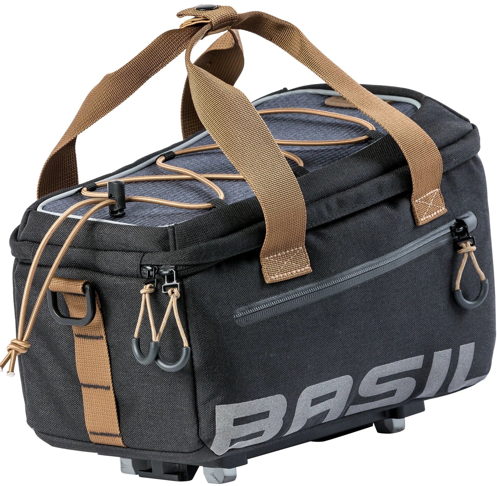 Bagagedragertas / schoudertas Basil Miles MIK Trunkbag - 7 Liter - Black Slate