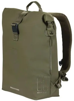 Fietsrugzak Basil SoHo Nordlicht - 17 Liter - Mosgroen