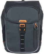 Fietsrugzak Basil Miles Tarpaulin Nordlicht - 17 liter - zwart/ oranje