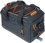Bagagedragertas Basil Miles Tarpaulin MIK - 7 Liter - Zwart / Oranje