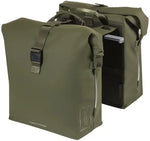 Dubbele fietstas Basil SoHo Nordlicht MIK - 41 liter - mosgroen