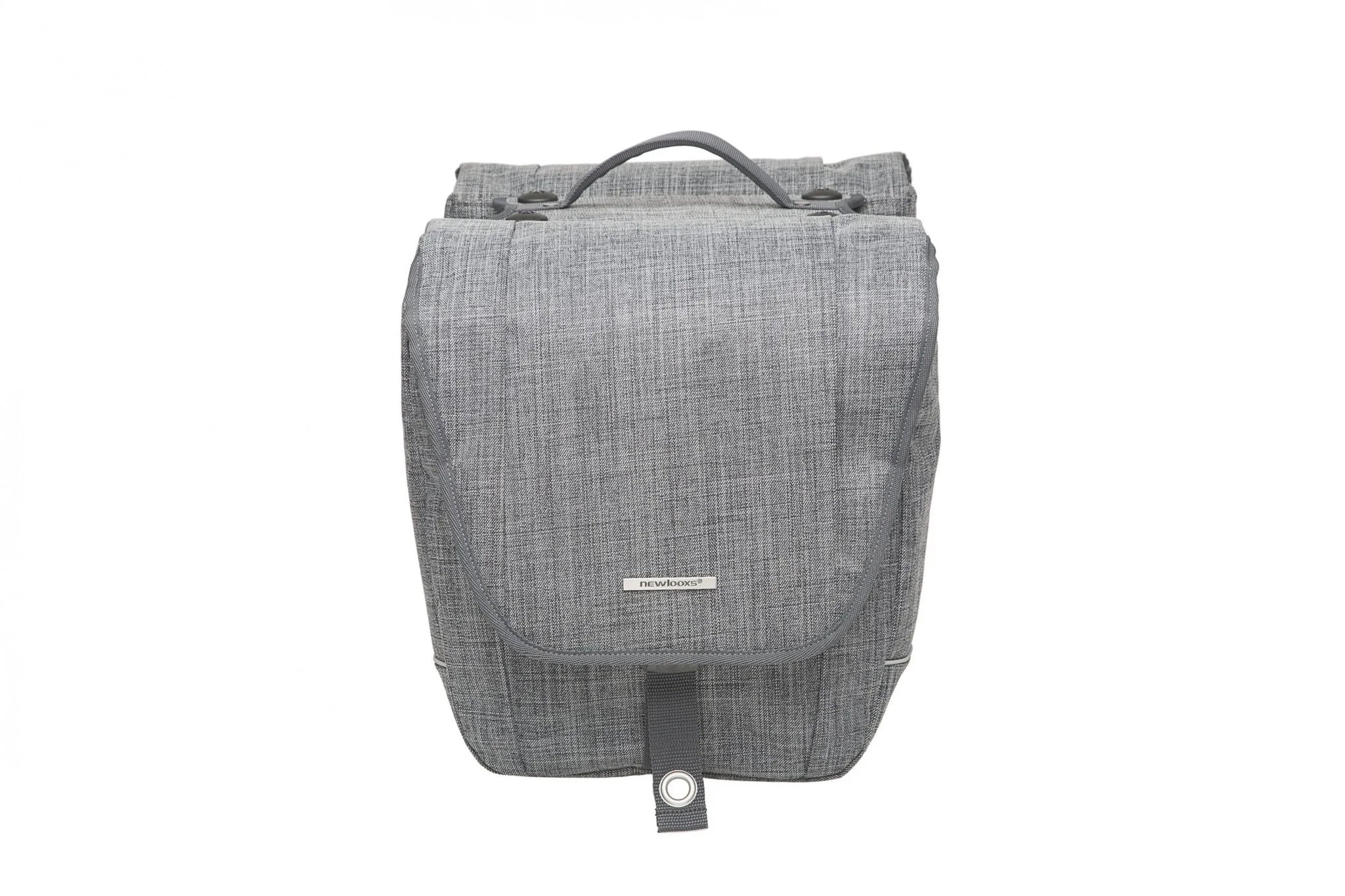 Dubbele fietstas New Looxs Alba Double Racktime - 34 ltr. - Folla zwart