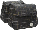 Dubbele fietstas New Looxs Joli Double - 37 liter - check black