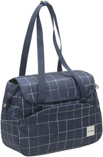 Enkele fietstas / schoudertas New Looxs Tosca - 16 liter - check blue