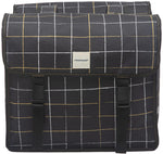 Dubbele fietstas New Looxs Fiori Double - 30 liter - check black