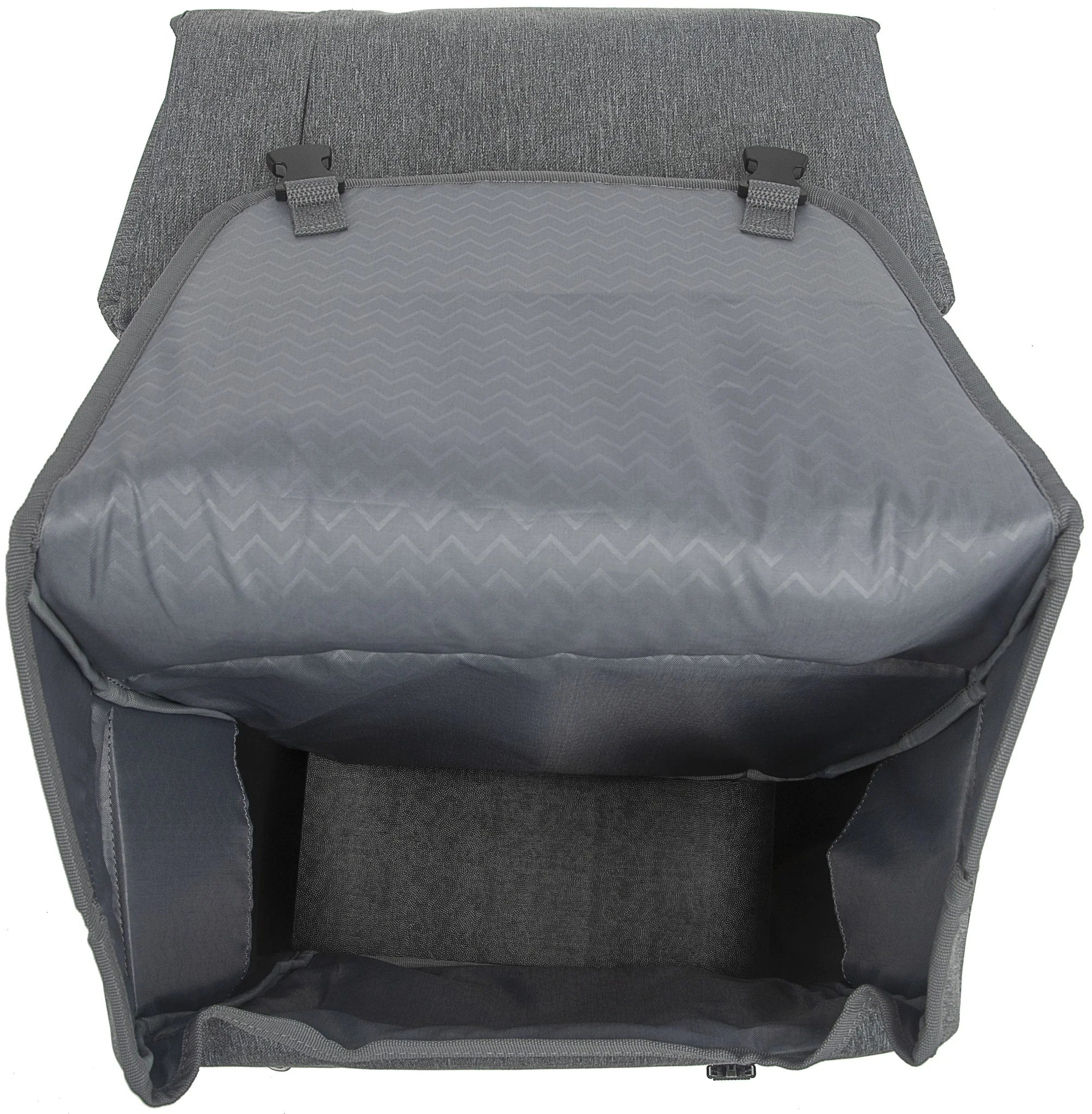 Dubbele fietstas New Looxs Nova Double - 32 liter - grijs