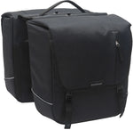 Dubbele fietstas New Looxs Nova Double afneembaar - 32 liter - zwart