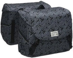 New Looxs Dubbele Fietstas Mondi Joy Double - Linia Black - 38Ltr