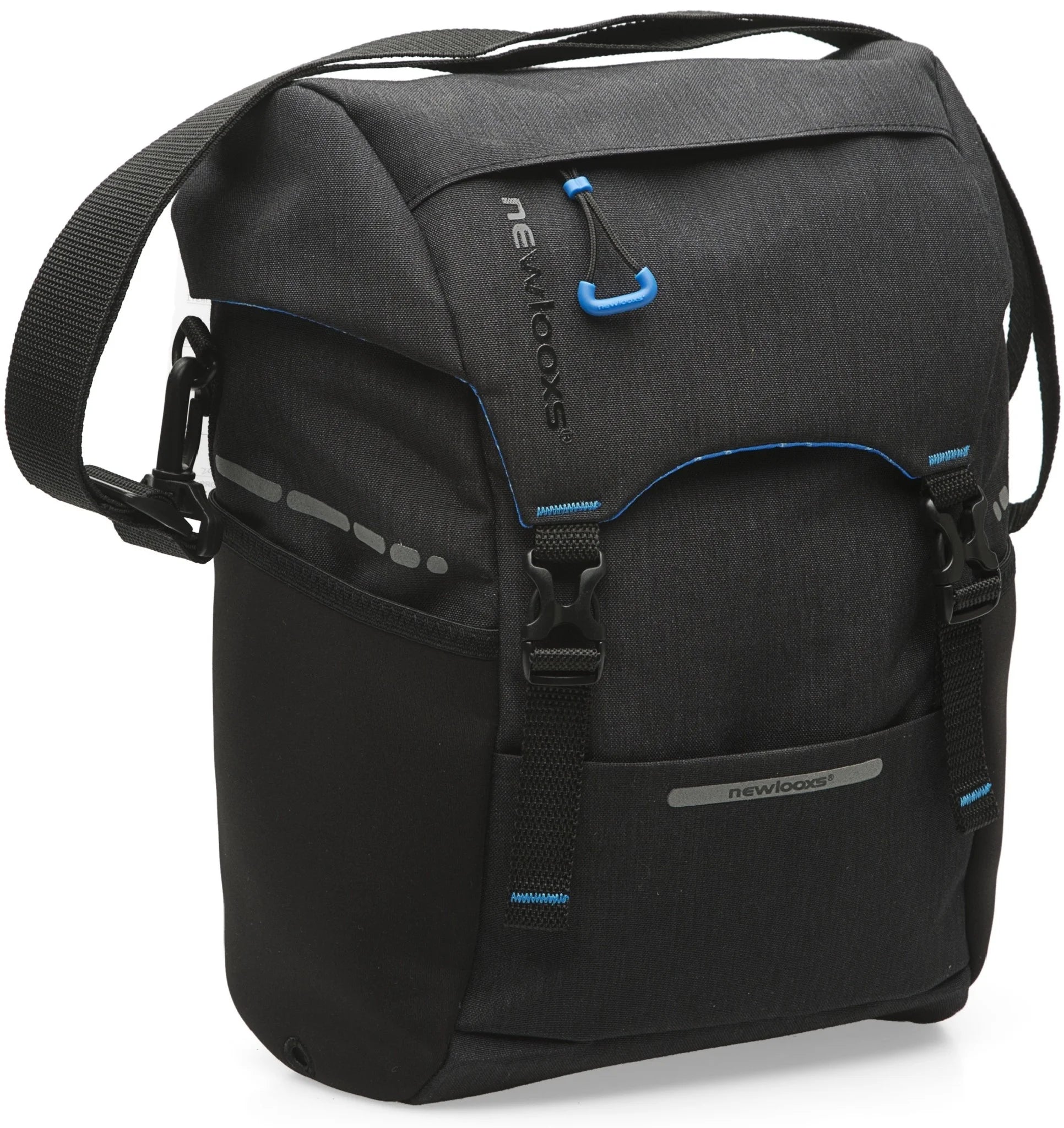Enkele fietstas / pakaftas New Looxs Low Rider - Black - 11 ltr.
