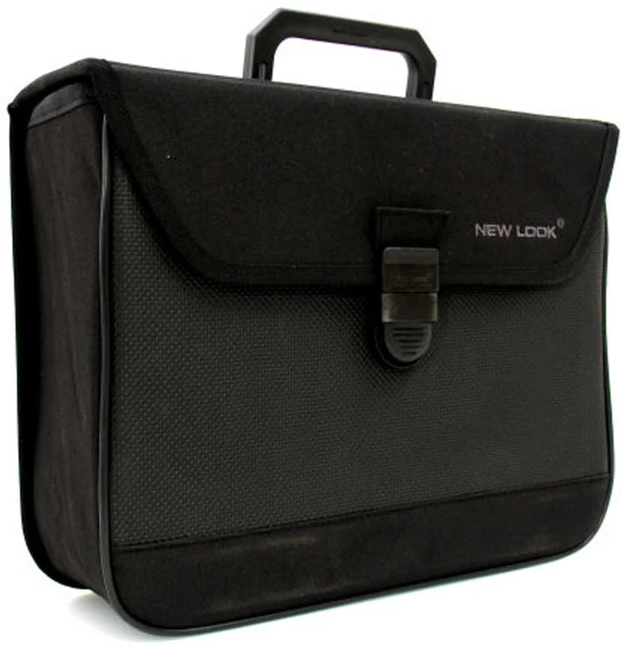 Enkele fietstas / pakaftas New Looxs Single pannierbag 1 lock - zwart - 10 liter