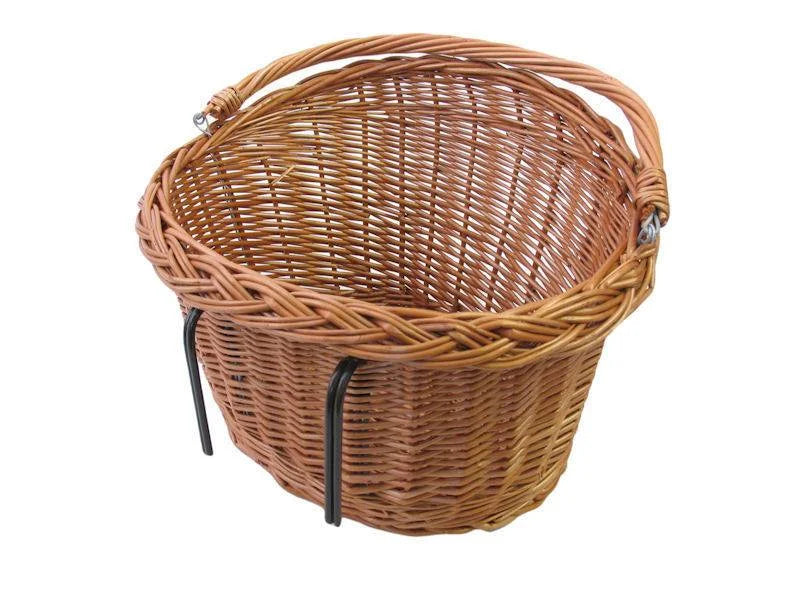 Basil Basket Reed Detroit Oval + Belly W/Hooks