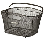 Fietsmand Basil Bold large - inclusief Clever bevestigingssysteem - zwart