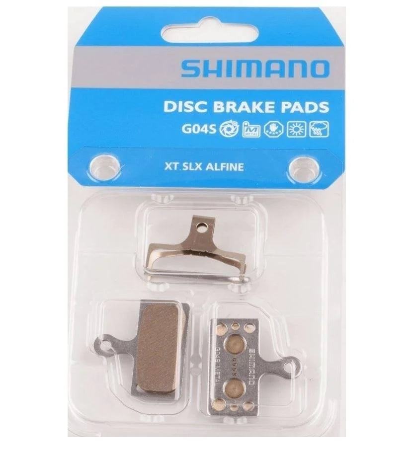 Schijfremblokset Shimano Deore XT G04S Metal BR-M8000 (1 paar)