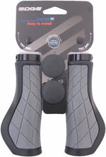 Edge ErgoCity handlebar set with lockring - 2x136mm - black/gray