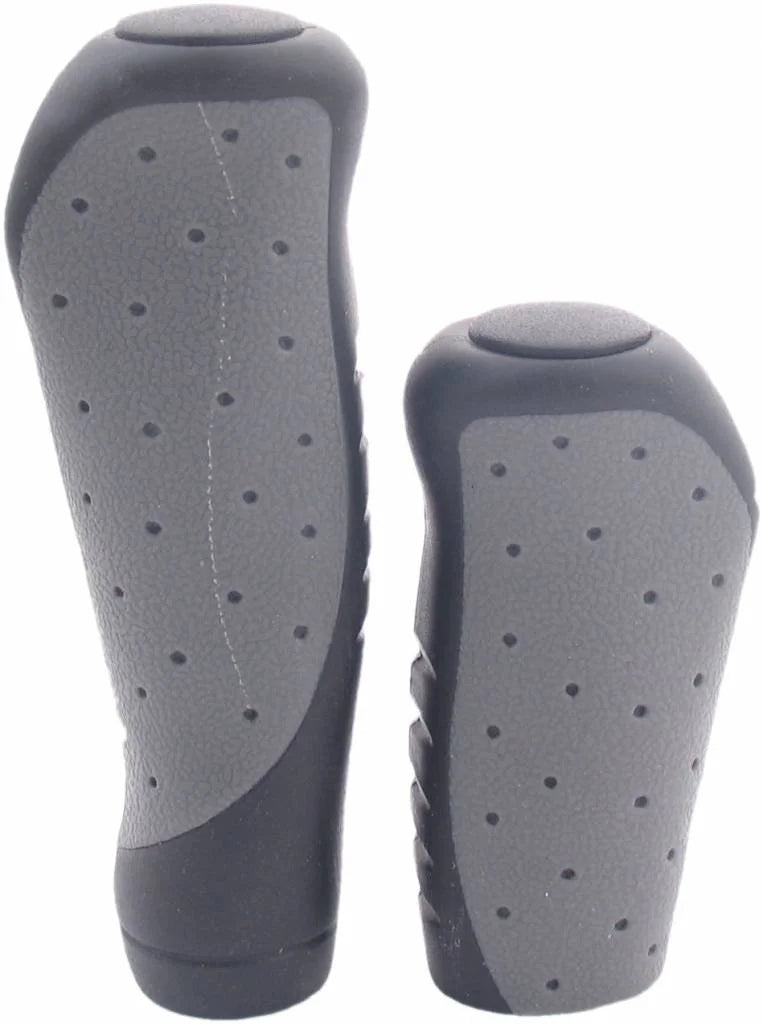 Edge ErgoCity Handlebar Grip Set - 135/92mm - Black/Gray