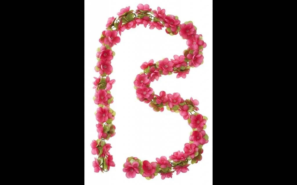 Flower string Basil Fuchsia