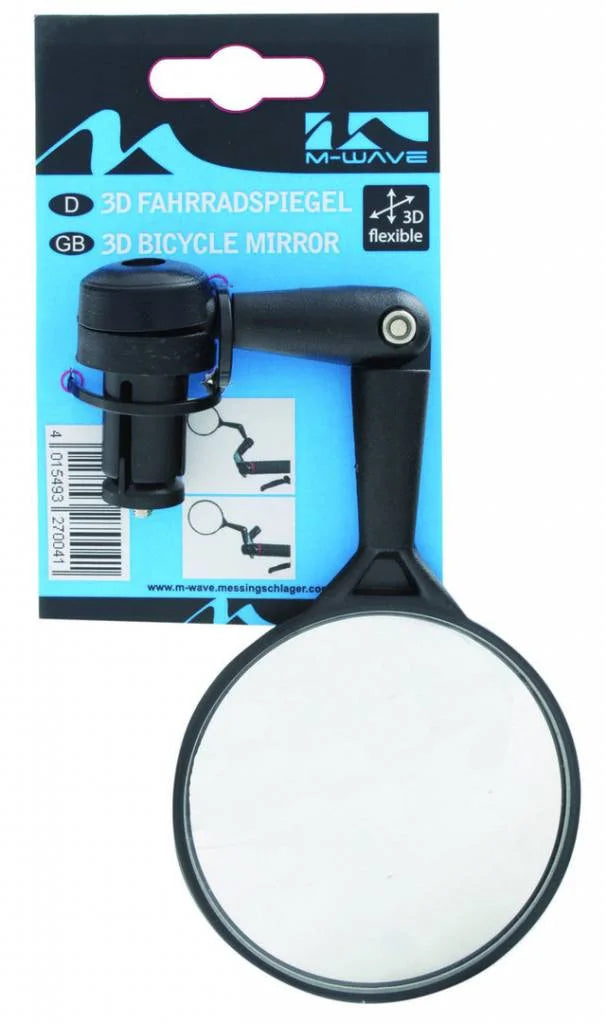 M-Wave 3D Mirror - Adjustable - 76mm