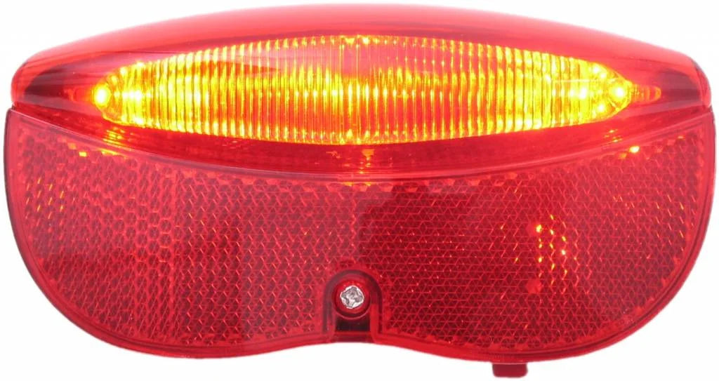 Edge City Luxe Rear Light - 3 LEDs - Including batteries - 80mm