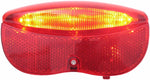 Dragerachterlicht Edge City Luxe - 3 Leds - Inclusief batterijen - 80mm