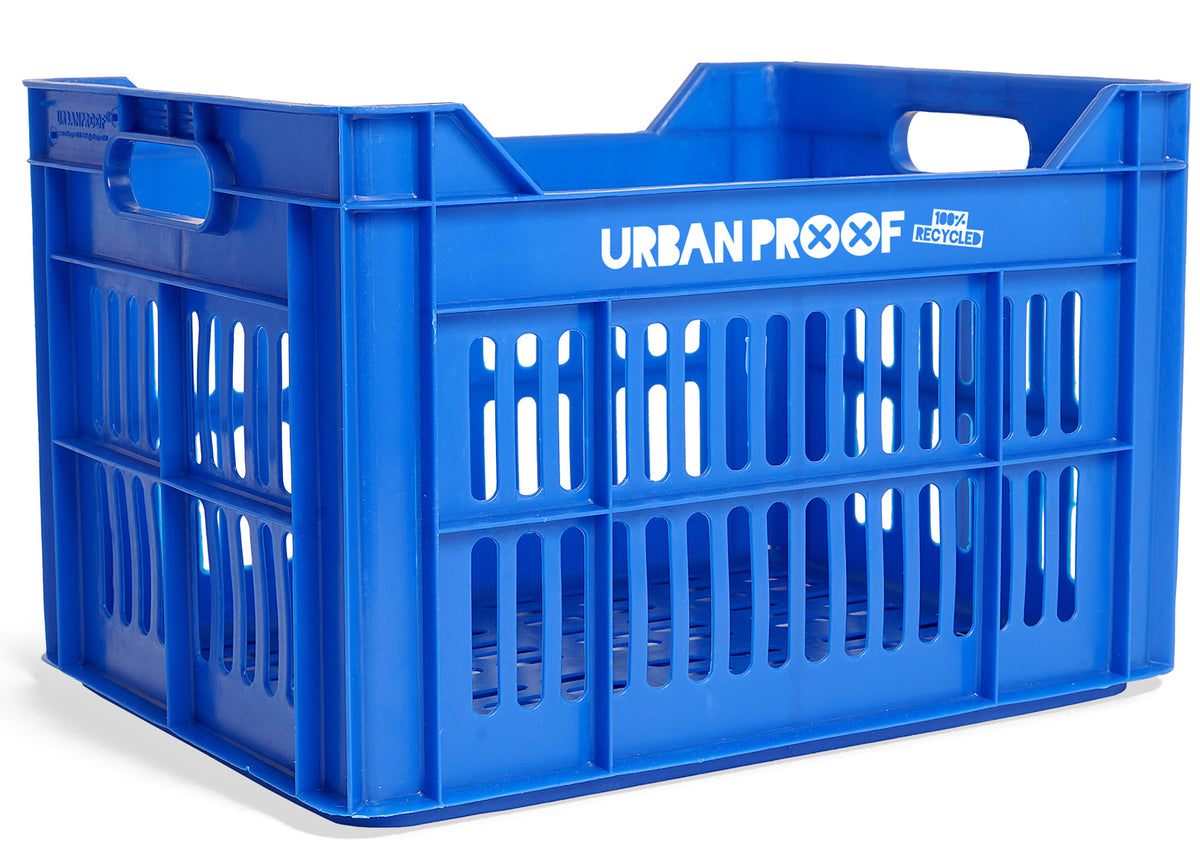 Urban Proof Gerecyclede Fietskrat 30 liter - Koningsblauw