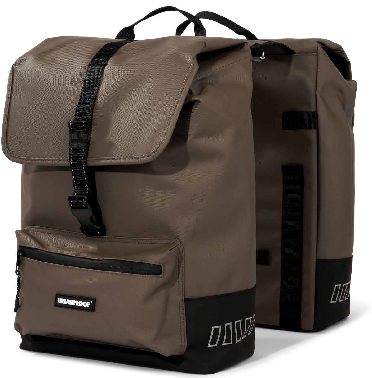 Urban Proof Cargo Dubbele Fietstas 38L - Bruin