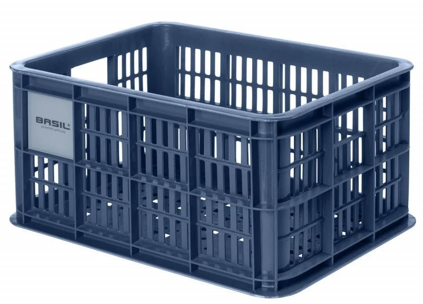 Fietskrat Basil Crate Small 17,5 Liter - Bluestone
