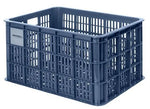 Basil Crate large 40 liter bicycle crate - Bluestone