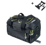 Bagagedragertas / schoudertas Basil Miles Trunkbag MIK 7 liter - zwart/lime