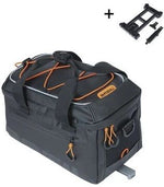 Basil Miles Tarpaulin MIK Luggage Carrier Bag - 7 Liters - Black/Orange
