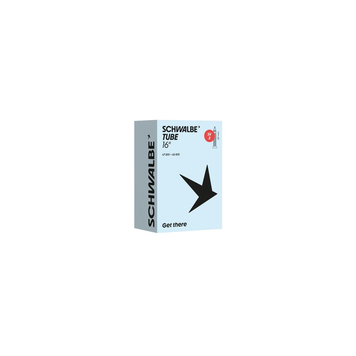 Binnenband Schwalbe SV3 16" - 40mm Ventiel