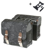 Dubbele Fietstas Basil Bohème MIK - 35 liter - Charcoal