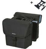 Dubbele fietstas Basil Go Double MIK - 32 Liter - Solid Black