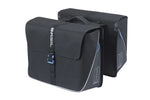 Dubbele fietstas Basil Forte 35 Liter - Zwart