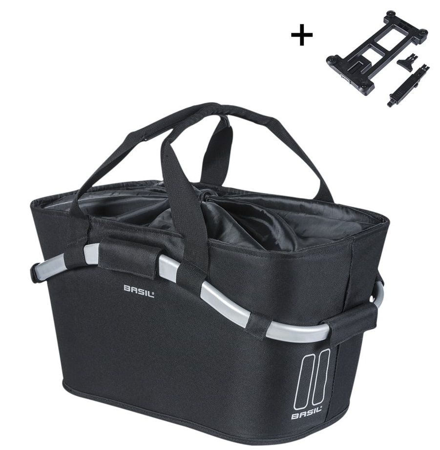 Fietsmand Basil 2day Carry All Rear MIK - 22 Liter - Zwart