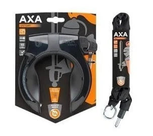 Duo Deal AXA Victory Ring Lock + RLC100 Plug-in Chain - Black