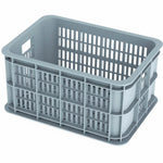 Fietskrat Basil Crate Small 25 Liter - Silver Cloud
