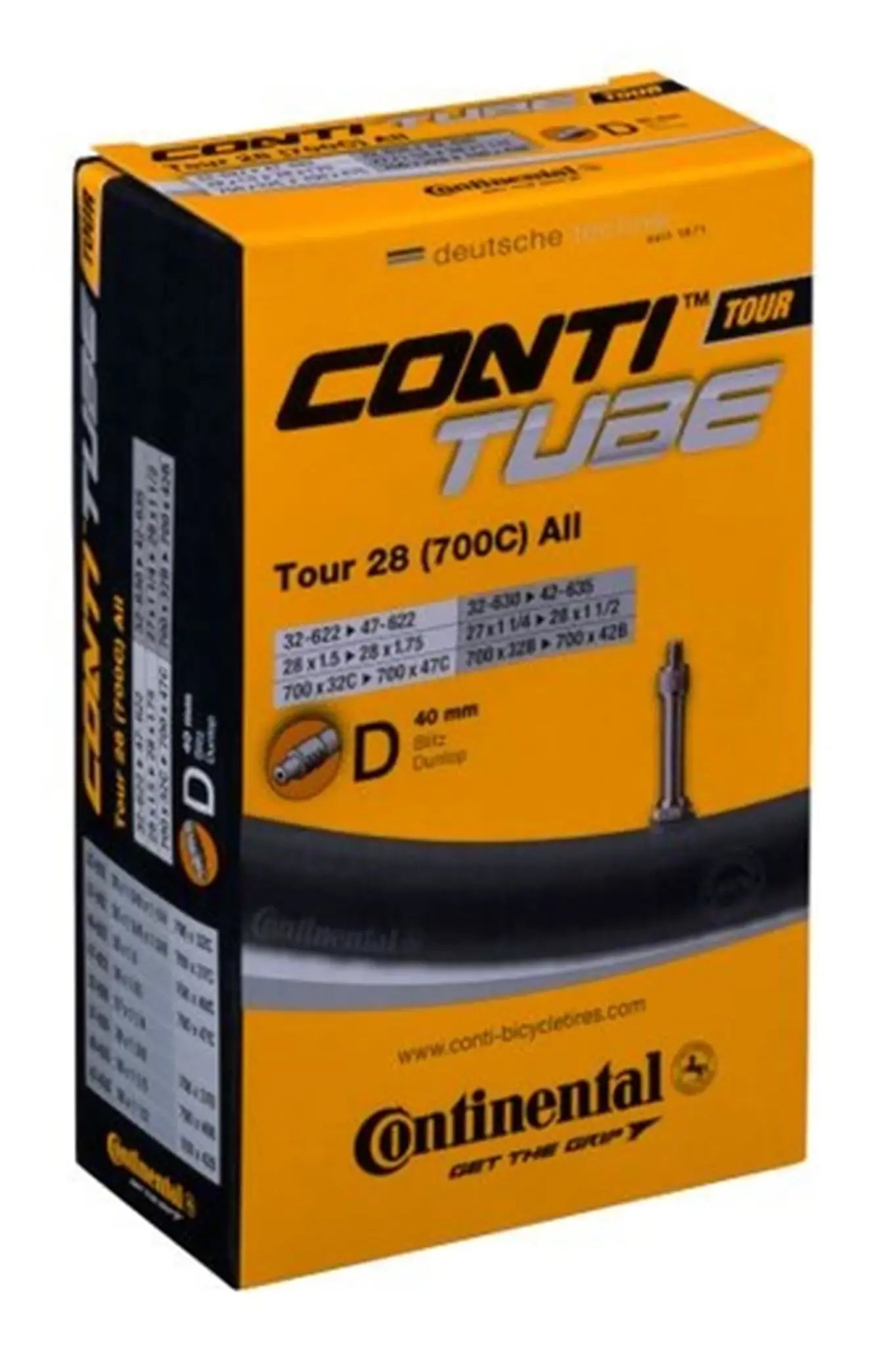 Binnenband Continental Tour 28 All - 40mm Ventiel
