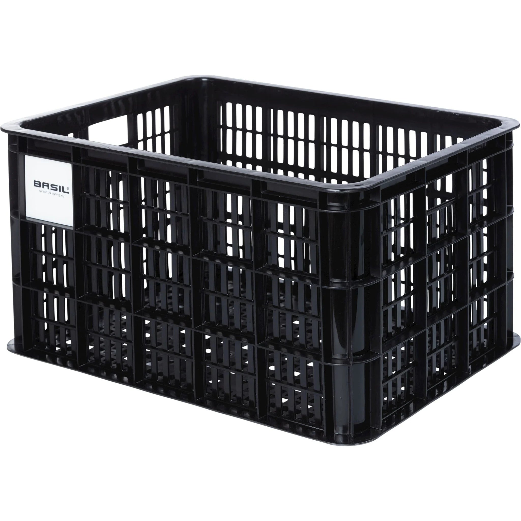 Basil Crate L Large - 40Ltr - Black - Recycled