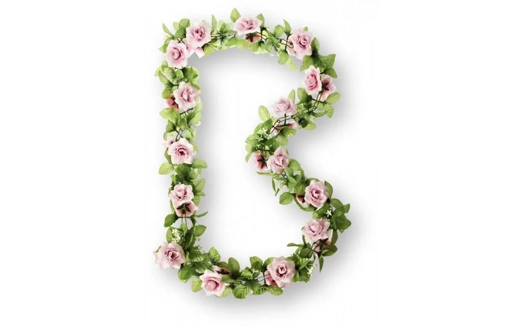 Flower String Basil Roses - Pink