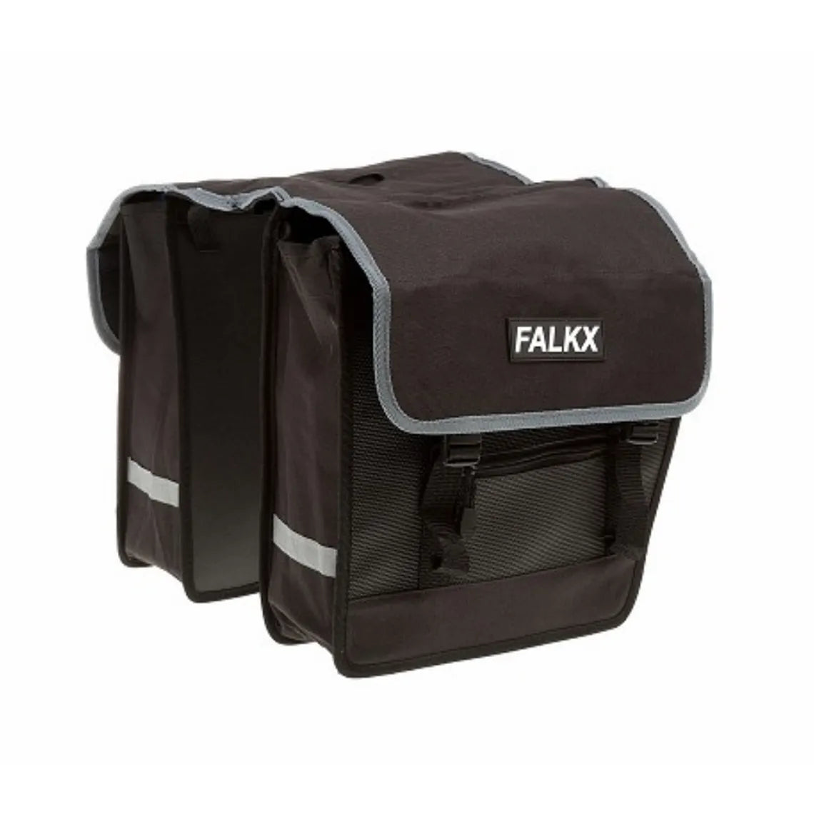 Dubbele Fietstas Falkx Electra - Zwart - 26L