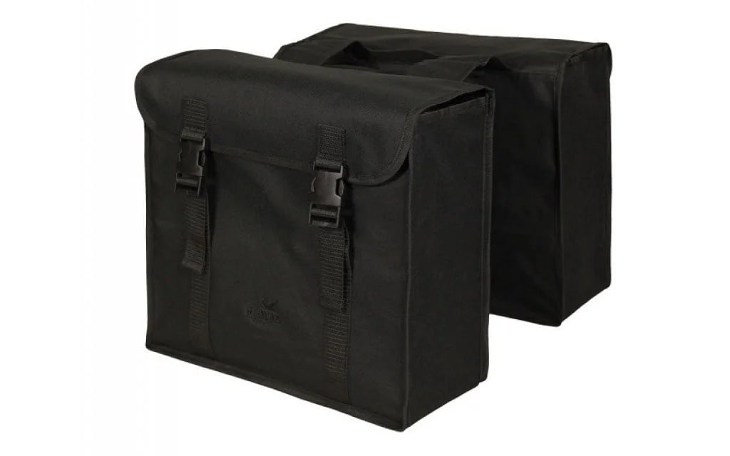 Dubbele Fietstas Greenlands - Bisonyl Zwart 34 Liter