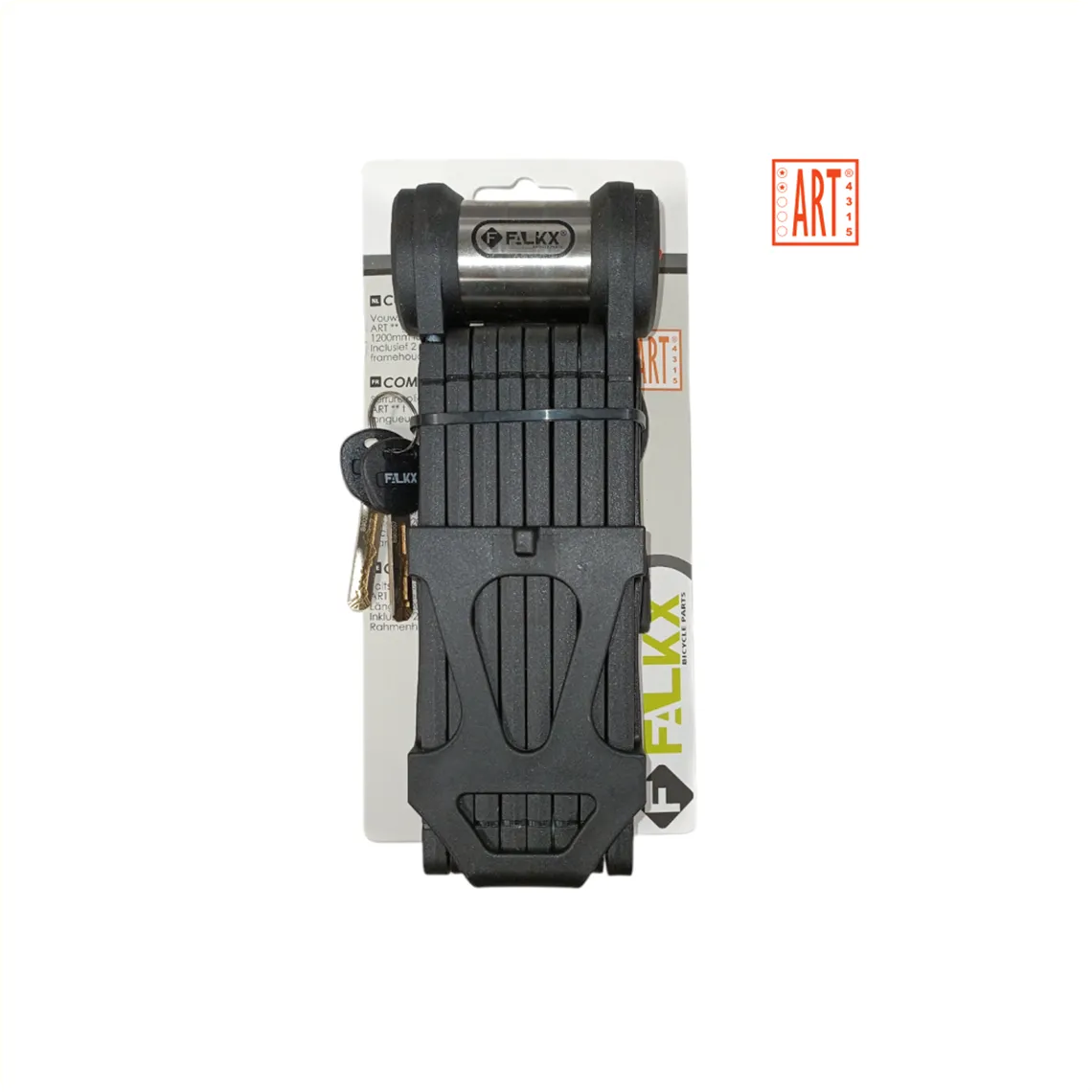 Falkx Compact 120cm Folding Lock - Black - ART2