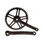 Crankstel Falkx Black Steal - 44T - Zwart