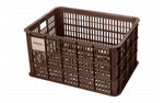 Fietskrat Basil Crate Large 40 liter - Chocolate Brown