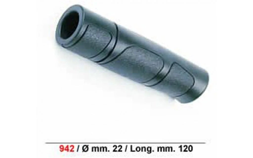 Handvat Pro Grip Sportief- Lang met snijrand - Zwart (per stuk)